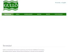 Tablet Screenshot of gullo.fi